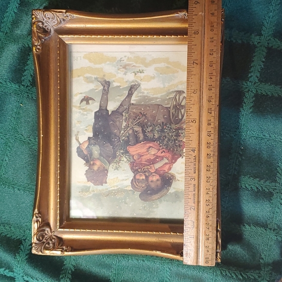 Vintage Print signed by LM - Picture 4 of 5